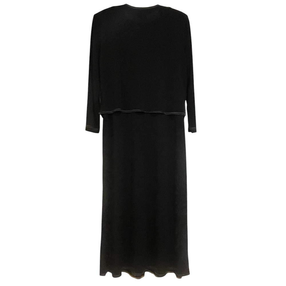 20 Rabbit Rabbit Rabbit Designs Black Sleeveless Stretchy Evening‎ Dress Jacket - Picture 9 of 9